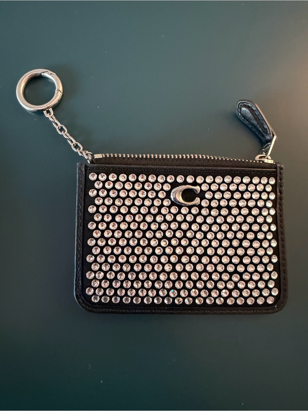 Coach Essential Mini ID Card Case With Crystals